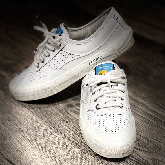 Sperry Top Slider Soletide Sneaker in White - Size 7 - Picture 15 of 16